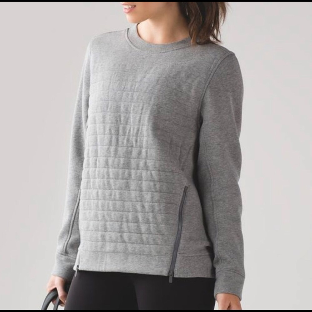 Ladies Lululemon Fleece Be True Crew